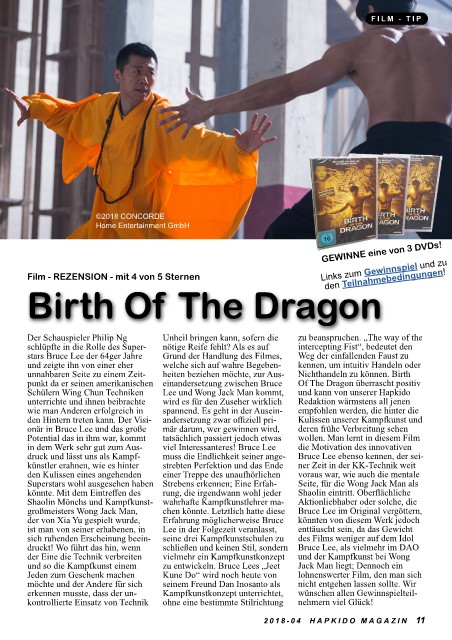 Birth Of The Dragon